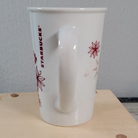 Starbucks Holiday Poinsettia Tall Coffee or Tea Mug Large - Picture 5 of 9